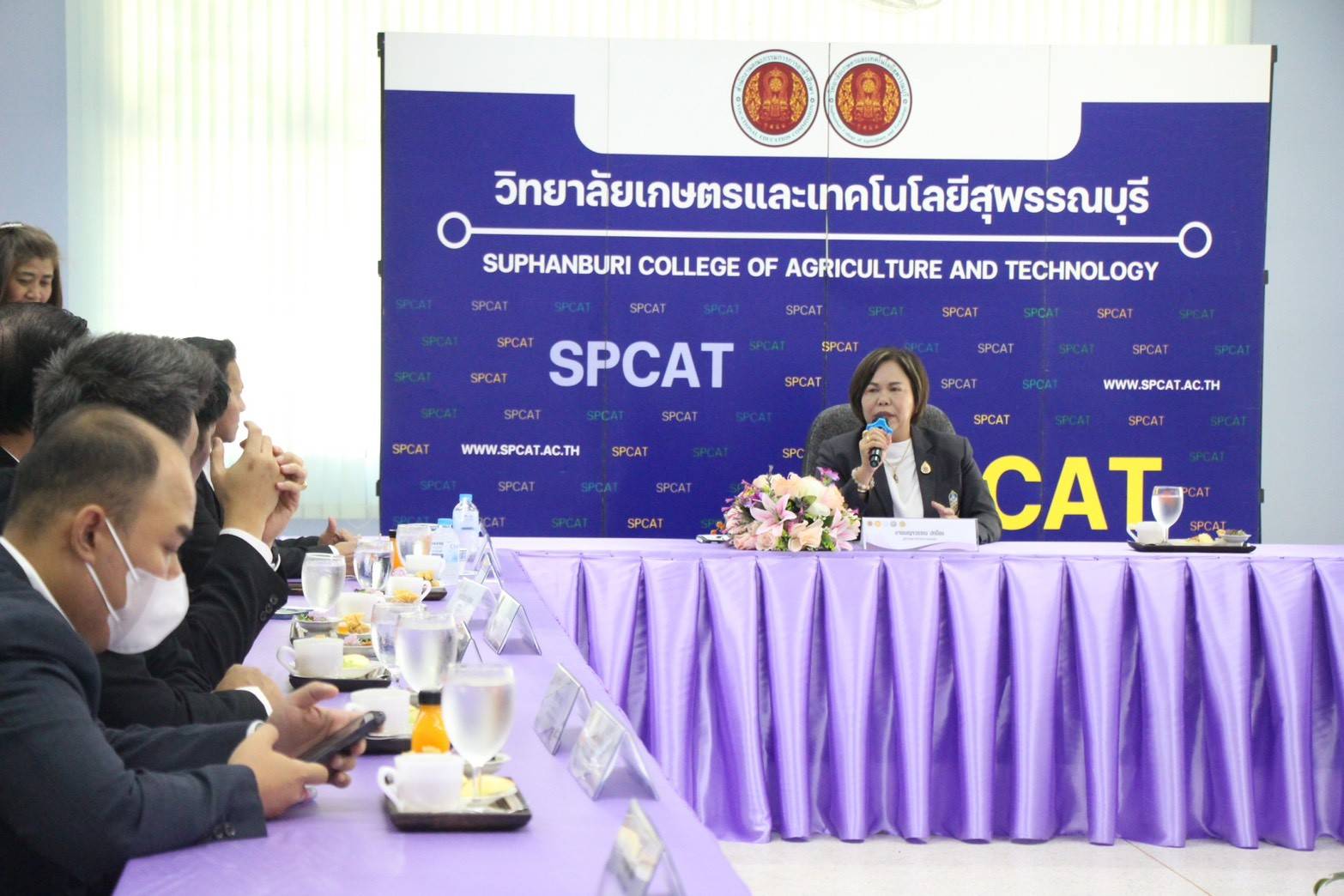 title - ผู้ตรวจราชการ ส.ป.ก. ร่วมพิธีเปิดโครงการเสริมสร้างพัฒนาสมรรถนะผู้เรียน สาขาวิชาเทคนิควิศวกรรมสำรวจ (Survey Camp) ภายใต้ MOU 5 หน่วยงาน